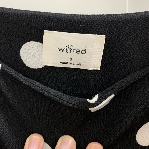 Wilfred Isabelle Dress (Black with White) - Picture 4 of 5